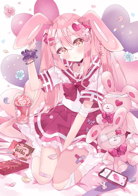ご機嫌ナナメなうさみみちゃん〜🐰💓 