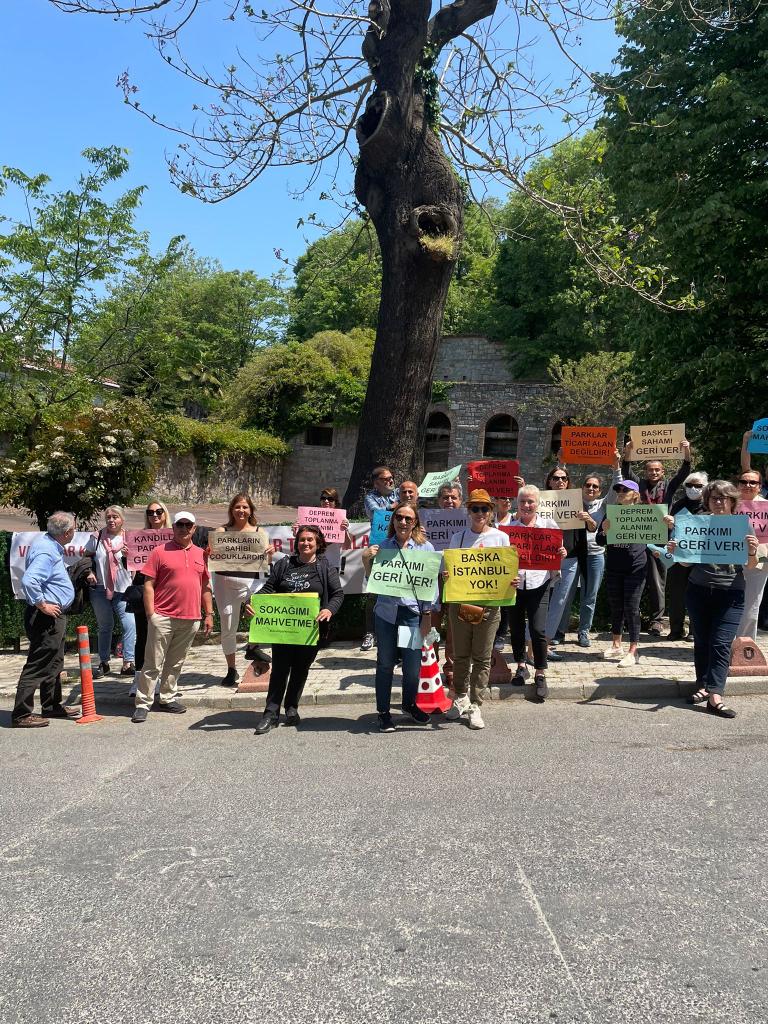 Nöbette 6. Ayımız. Parkımıza çöktürmeyiz!