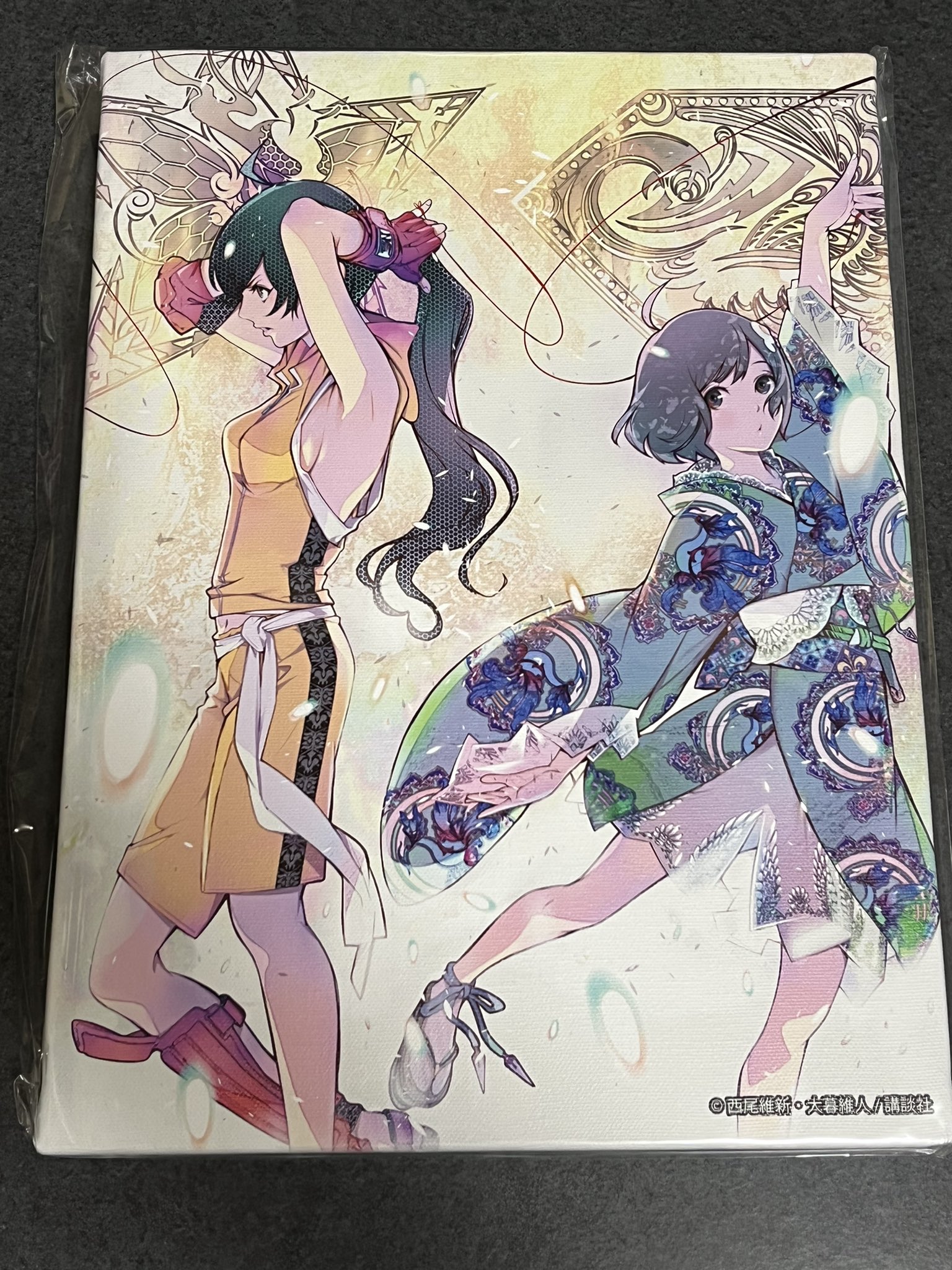 大暮維人 キャンバスアート 天上天下／バイオーグ・トリニティ 大暮