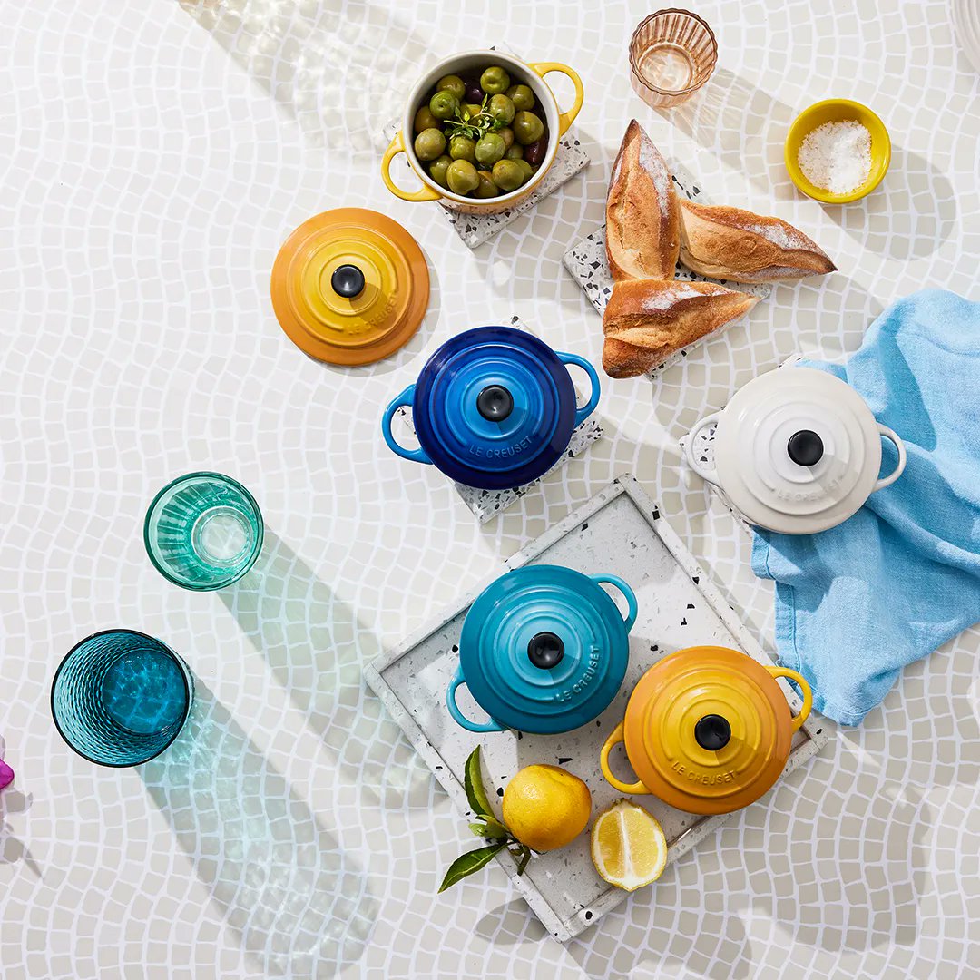 BaywestmallPE's tweet photo. Introducing the #RivieraCollection by @LeCreusetSA. Shop NEW stoneware sets, perfect for gifting, in-store in #BaywestMall now. https://t.co/2AdkziWS1x
