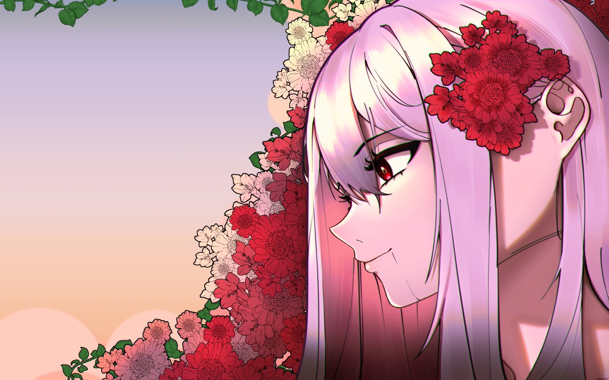 wooshception's tweet photo. #PorcelainMade
Today's drawing features Jowol with lots of flowers lmao
Left some space for my desktop stuff, which is perfect for a desktop pic👍 https://t.co/Zrfw875VJ8