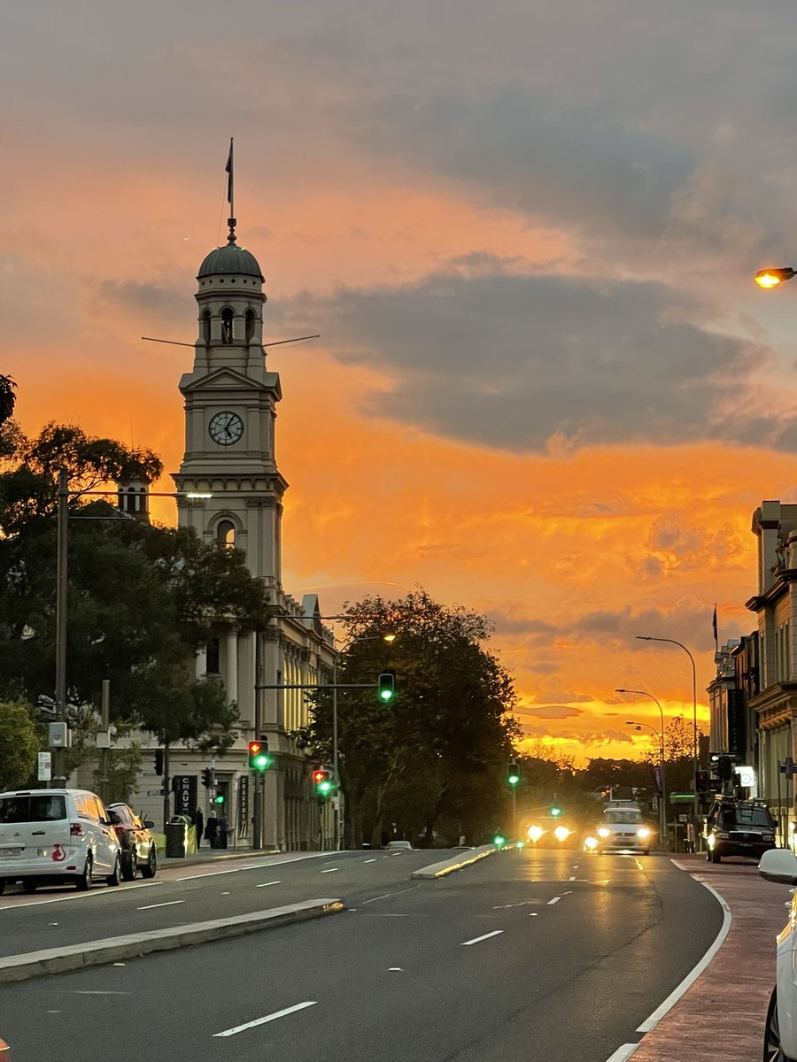 Stunning Paddington sunset #paddingtonsydney #sunset