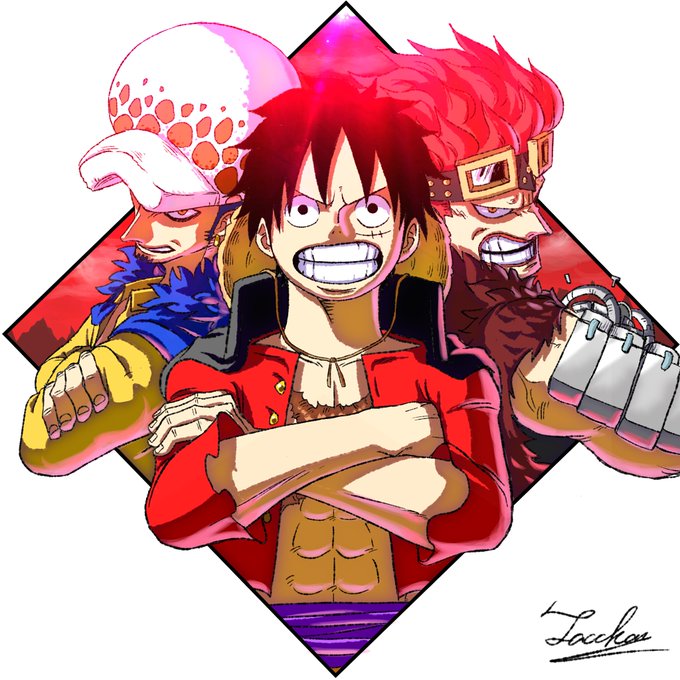 俺たち怪物三船長!!!
#ONEPIECE  #ワンピース 