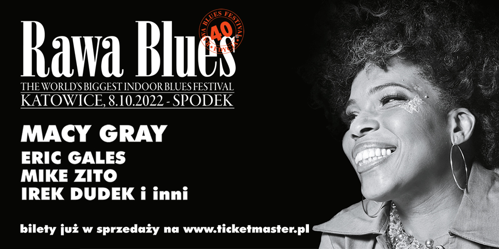 Bilety na 40 edycję festiwalu Rawa Blues już w sprzedaży. 
👉👉👉𝗞𝗨𝗣 𝗕𝗜𝗟𝗘𝗧: bit.ly/3sAxuJv
#40rawablues