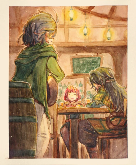 絵を4枚貼るやつオバトゥン!?かわいい絵を4枚貼るやつオババトゥン!?どっちかわかんねえ(伝言ゲーム)けどモクズサンからいただいちまったぜ…へへ… かわいいかどうかわかりませんがまあわたしは何描いてもかわいい気がする!!??!?!????する!!!!!!!!!!!!!!(最強気) 