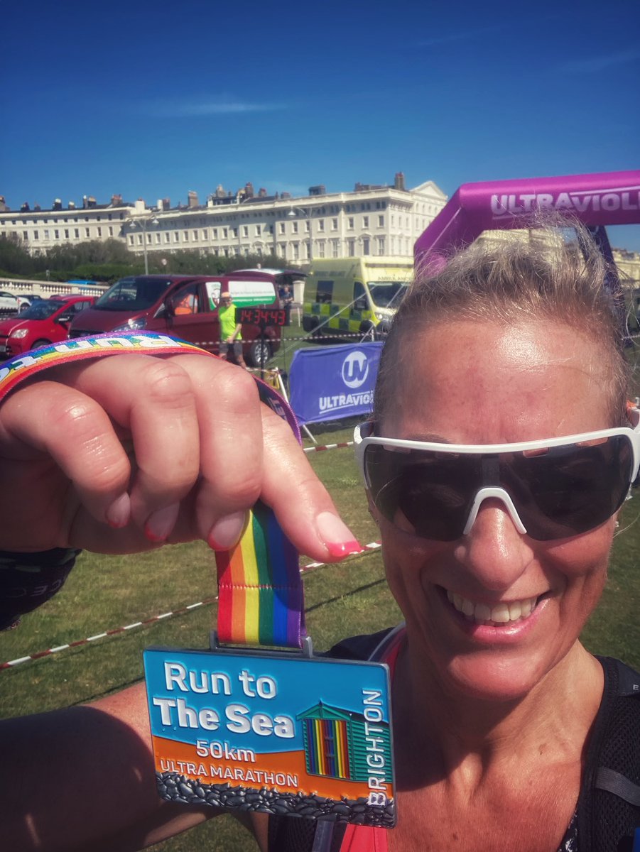 helsvarc's tweet photo. #medalmonday Such a great event, lovely challenging route 🥰☀️ ..
Dodgy tan lines 😂#Runtothesea #ultramarathon @racecheck #running https://t.co/Uij5dPblFG