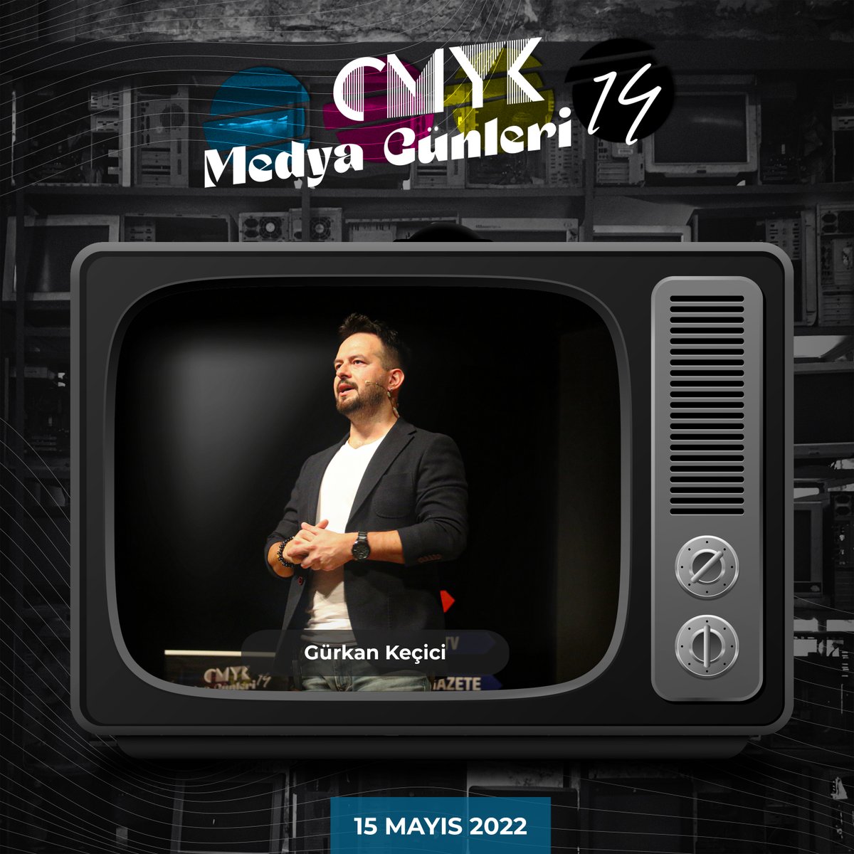 Oturumumuz Gürkan Keçici ile devam ediyor. İyi seyirler dileriz. #cmykmedyagünleri14