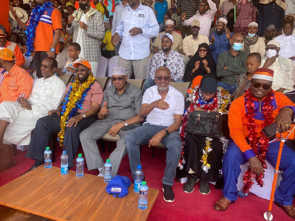 FaisalAAbass's tweet photo. Currently at Mandera Stadium with the people who matter the most, the voters of Mandera because at the end of it all hao ndio kusema!!! 

Change is inevitable. #RejectProjects https://t.co/zU8UNl8u5n