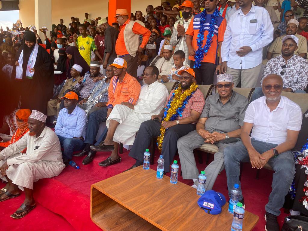 FaisalAAbass's tweet photo. Currently at Mandera Stadium with the people who matter the most, the voters of Mandera because at the end of it all hao ndio kusema!!! 

Change is inevitable. #RejectProjects https://t.co/zU8UNl8u5n