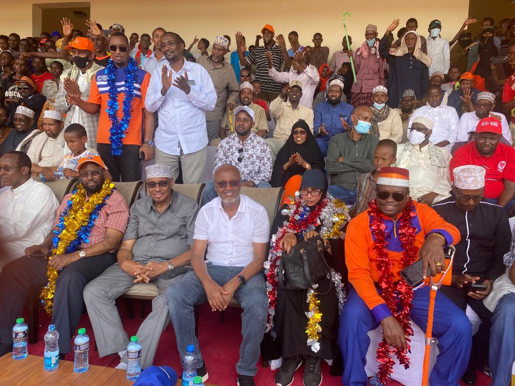 FaisalAAbass's tweet photo. Currently at Mandera Stadium with the people who matter the most, the voters of Mandera because at the end of it all hao ndio kusema!!! 

Change is inevitable. #RejectProjects https://t.co/zU8UNl8u5n