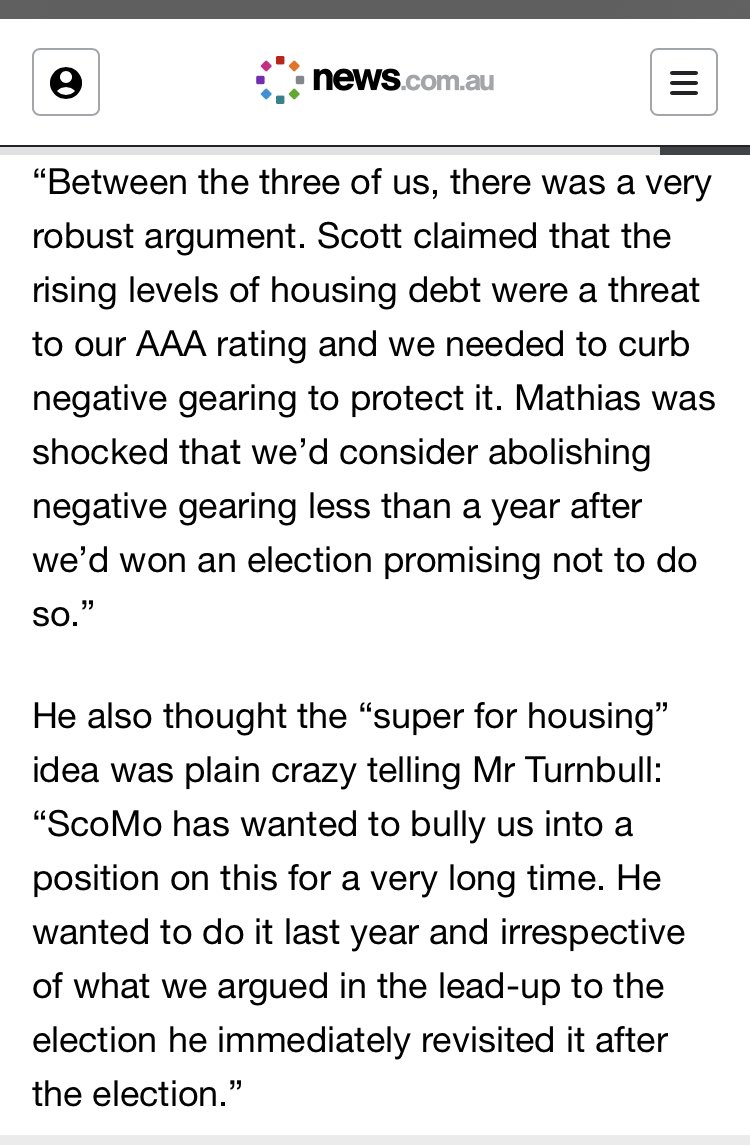 samanthamaiden's tweet image. Anyway if you’re into the backstory of how long @ScottMorrisonMP has pushed the super for houses plan see this news.com.au/entertainment/…