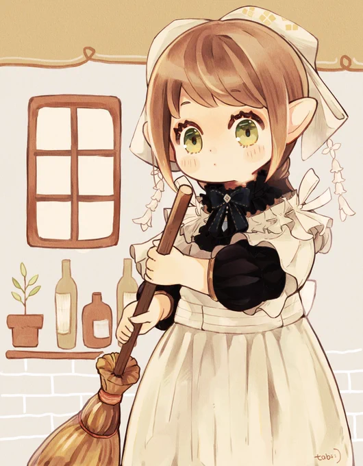 #FF14イラスト #FF14art #ララフェル 