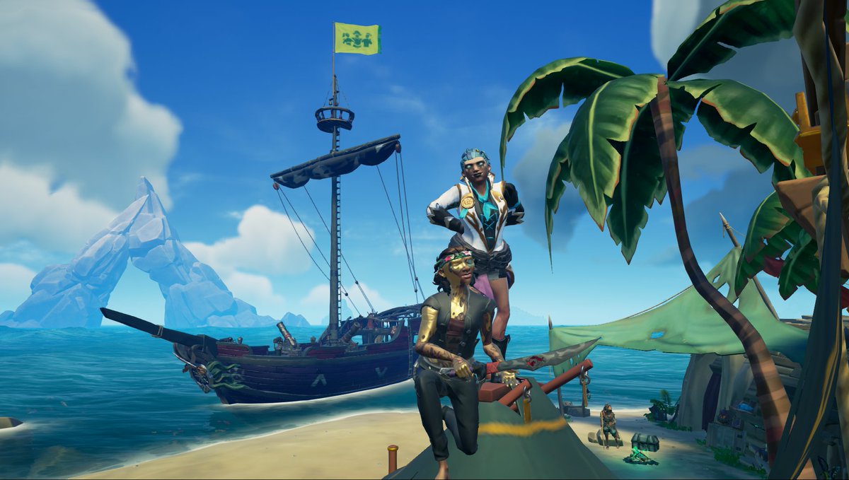 nylaez2's tweet photo. Awesome night on the seas with @luciferotica Thanks for the community day charades #SeaOfThievesCommunityDay #BeMorePirate https://t.co/FDNX4N0UgF