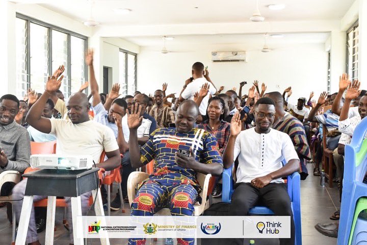 ThinkHubIC's tweet image. Day 2 of the "YOUTH IN INNOVATIVE AGRICULTURE PROGRAMME" under the Ghana Cares "Obaatanpa" training at Damongo, Savannah Region.
@NeipGhana 
#agriculture 
#agribusiness
 #Entrepreneurship
#ghanacaresprogram