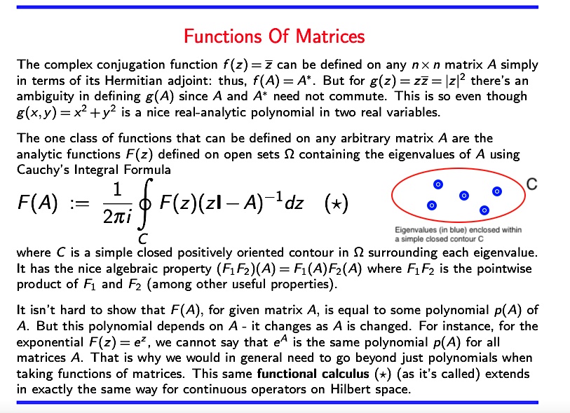 SamuelGWalters's tweet photo. Some thoughts on functions of general matrices and operators. #math #calculus #algebra https://t.co/iwiQ2s54hI