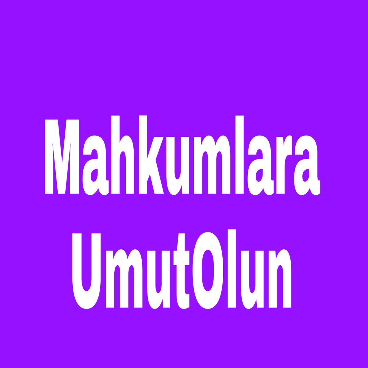 Ipeknesrin1's tweet photo. @Zuhaldedeoglu1 Mahkumlara UmutOlun https://t.co/KSZcvoY0QY