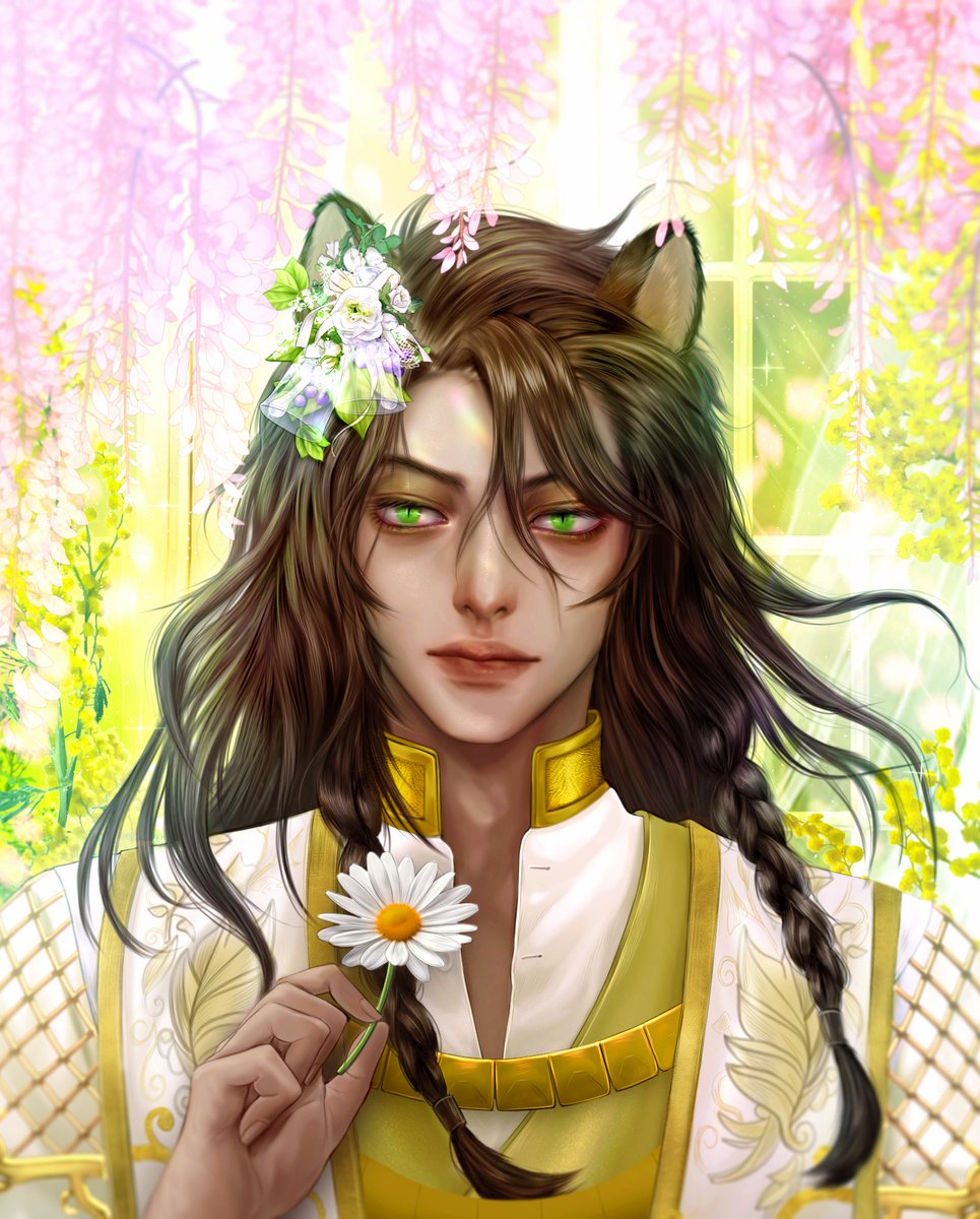 sahalust's tweet photo. 페어리갈라 레오나🦁🦁🌸

#twst #ツイステファンアート https://t.co/gH56LmaIQD