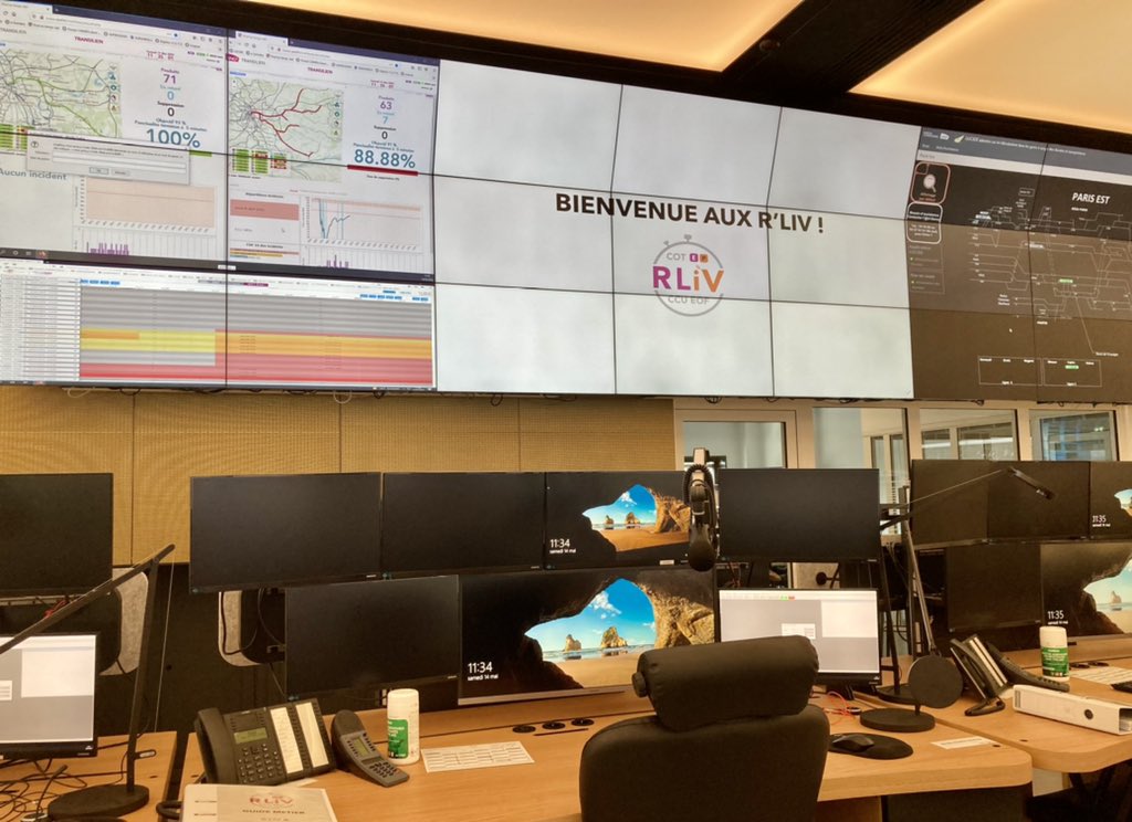 Ce week-end est une nouvelle étape majeure au #CCU Est Ouest Francilien avec l’intégration des Postes de l’Information Voyageurs des lignes E et P au sein de ce bâtiment moderne. Grande fierté collective ! #ETP4 #ProjetEole #RERE #LigneP