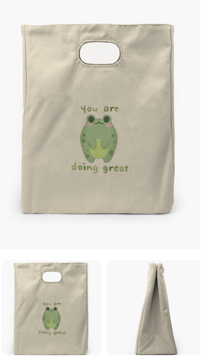 Ljb98_'s tweet photo. Dieting? Just rememebr You Are Doing Great, with my froggo design on this insulated lunch bag from @teeplusco !
https://t.co/sGMSTucrrW
•
#digitalart #myartwork #mydesign #teeplus #frog #diet #Motivation https://t.co/uPSVPQFtmN