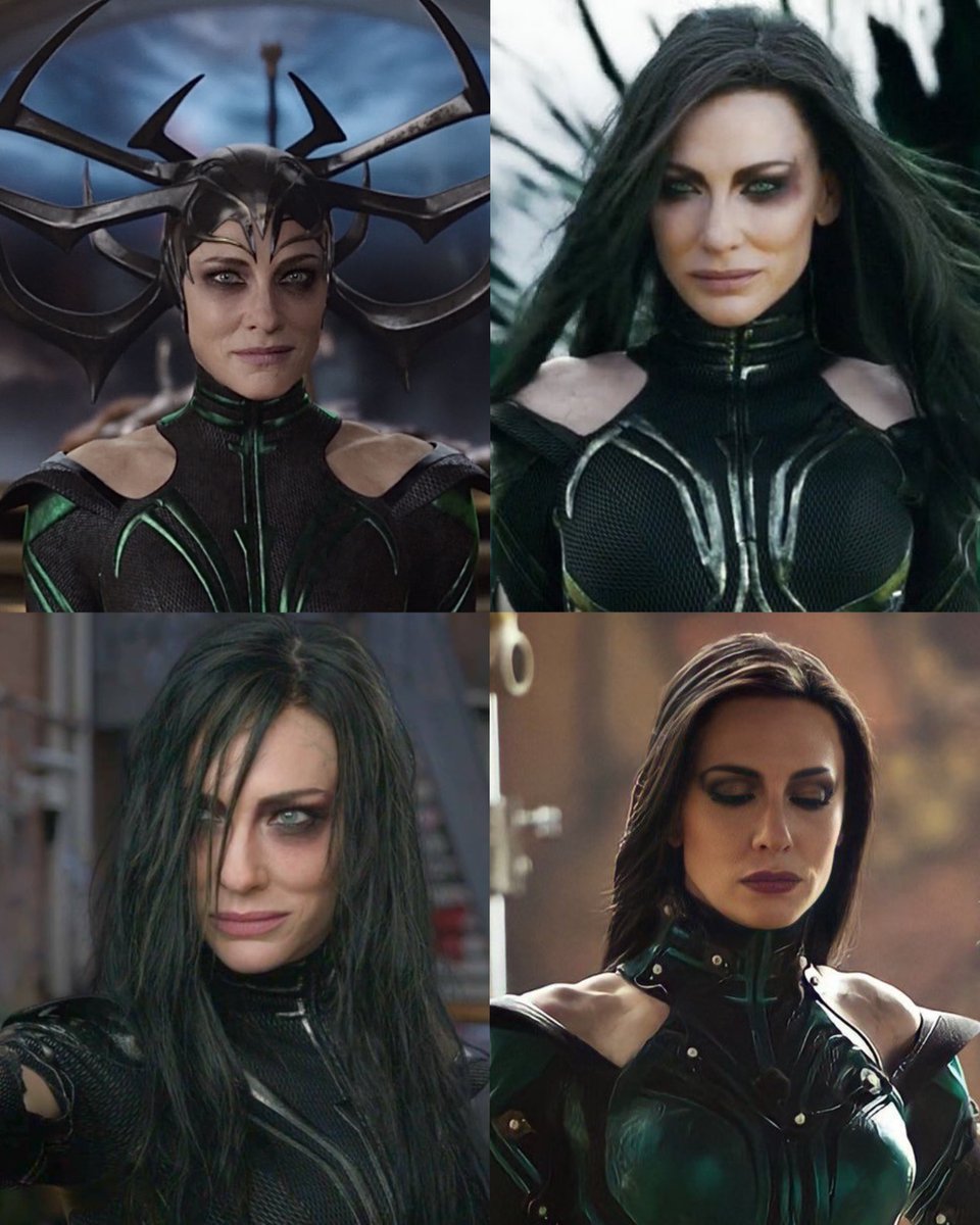 MarvelsContent's tweet photo. cate blanchett as hela. https://t.co/xWhbdEwbKS