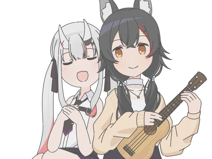 ウクレレ歌枠すき
#百鬼絵巻
#みおーん絵 