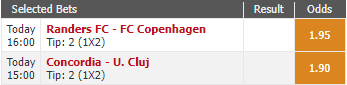 Point2Win's tweet photo. Double bet @ 3.70

FC Copenhagen to win @ 1.95

U. Cluj to win @ 1.90

#doublebet #betoftheday https://t.co/GwqoLYwFA4