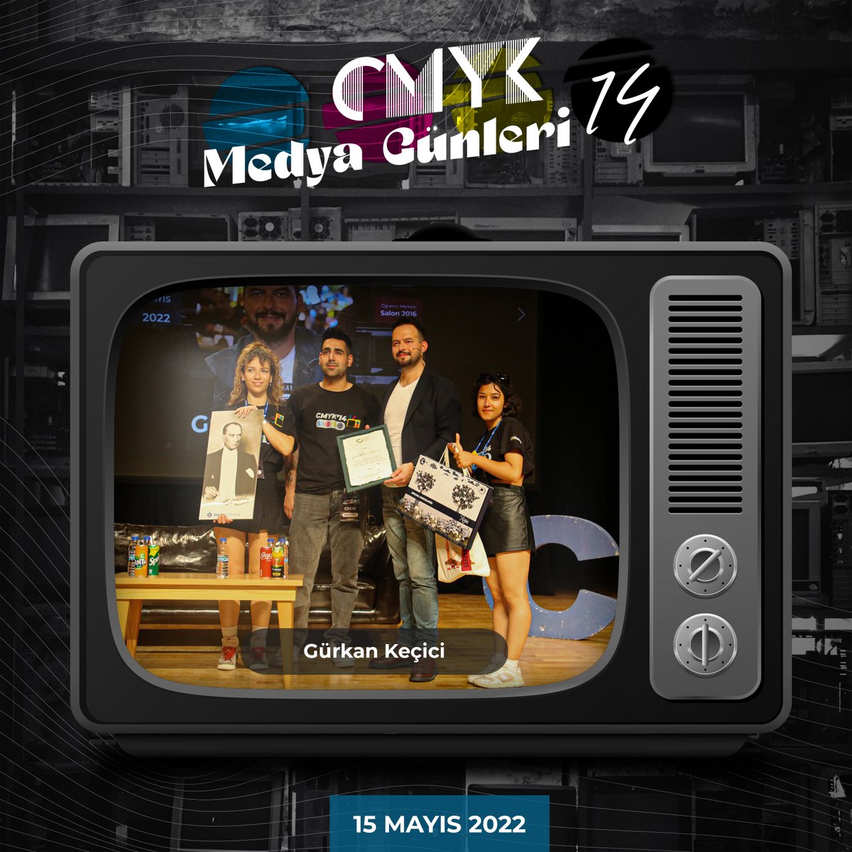 Gürkan Keçici'ye keyifli oturumu için teşekkür ederiz. 10 dakika aradan sonra Özgün Çoban bizlerle! #cmykmedyagünleri14