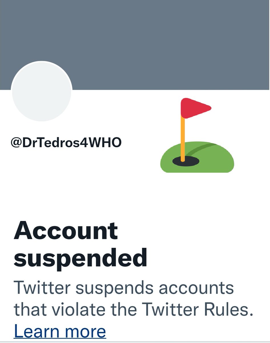 iyoba4u's tweet photo. Do you know that Tedros Adhanom, @DrTedros4WHO, has been suspended for violating #TwitterRules while he was on campaign for DG of the #WHO ⁉️

Breaking rules was his usual custom and he kept continued with that. https://t.co/Rsm9bxwXhn