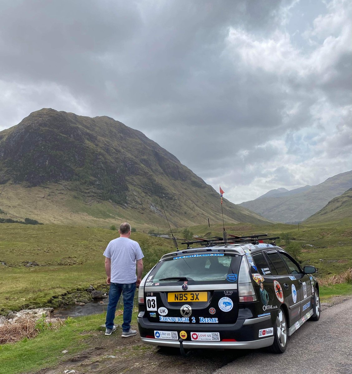 OrkneyDrugsDog's tweet photo. Steven and Maur Kirkness have set off today on their amazing journey across the Austrian Alps as part of the #rust2rome banger rally.
We'd like to wish them lots of luck on their journey and say a massive 'thank you' for raising money for us. https://t.co/MYvk5izVxX
#charity https://t.co/XGKbYL0ihM