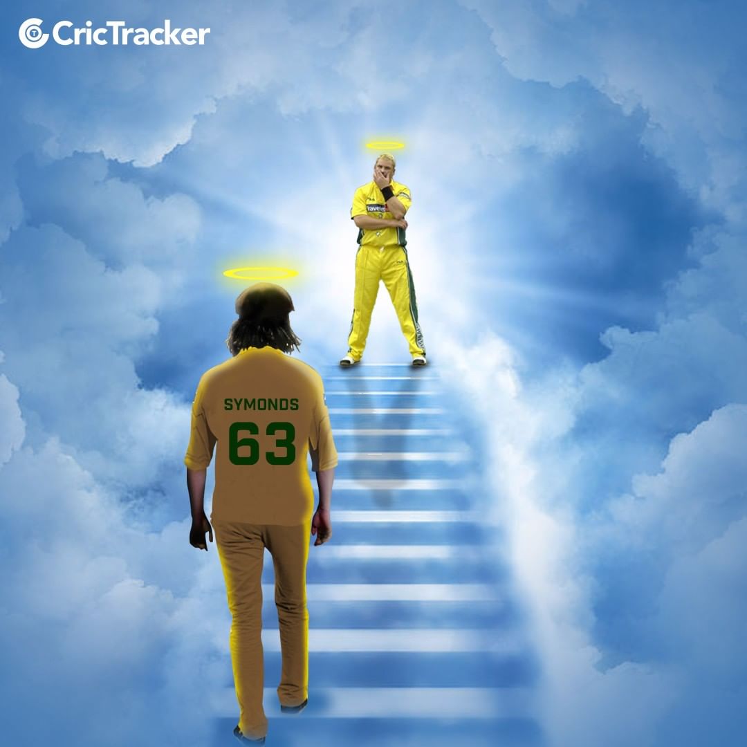 ArIStOcRAtE23's tweet photo. They will meet in HEAVEN.. HAVE SOME BEER 🍻 AND TALK ABOUT CRICKET.. 😭💔💔😭.. #AndrewSymonds #aussieforever 🇦🇺🇦🇺 https://t.co/fgQG3FiJth