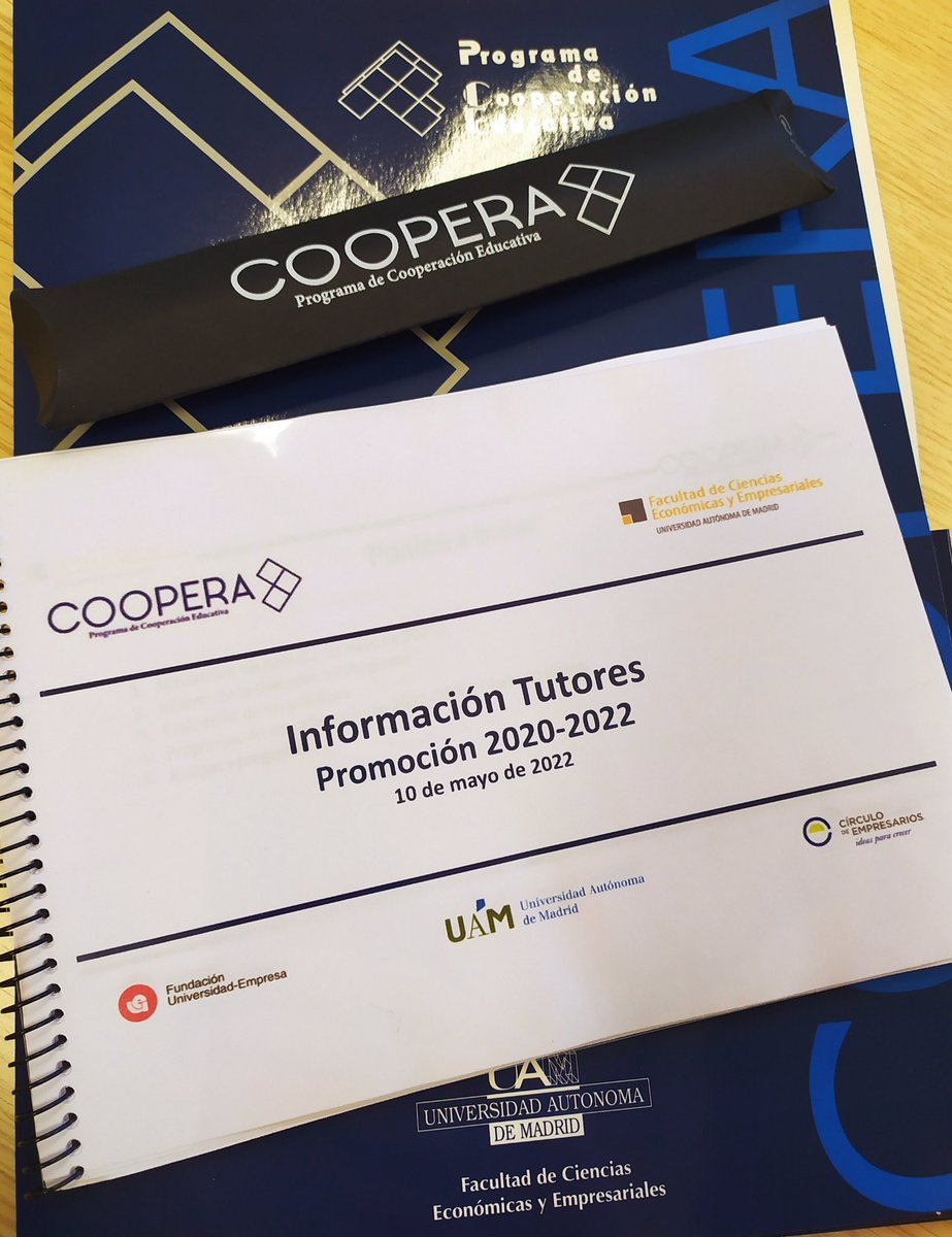 El pasado martes celebramos nuestra reunión anual con las empresas colaboradoras del Programa. Haciendo balance, proponiendo mejoras. Gracias a todas ellas por su compromiso y a <a href="/circulodempresa/">Círculo de Empresarios</a>, <a href="/FUEONLINE/">Fundación Universidad Empresa</a>, <a href="/UAM_Madrid/">UAM Autónoma Madrid</a> y <a href="/UAM_Economicas/">UAM | Económicas</a> por vuestra compañía en este día y apoyo