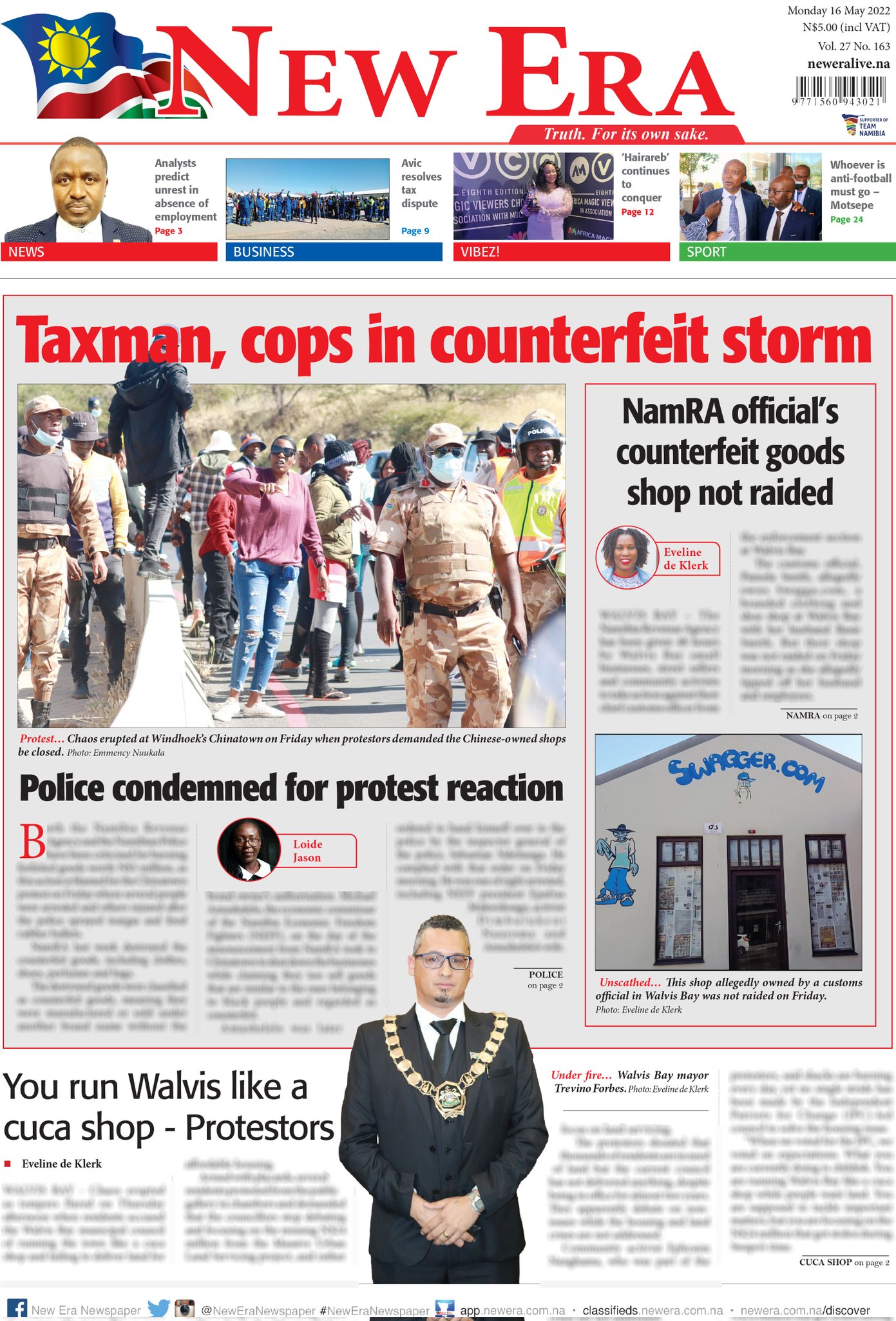 New Era Newspaper on Twitter "In the news tomorrow https//t.co/zodLwaZUip" / Twitter