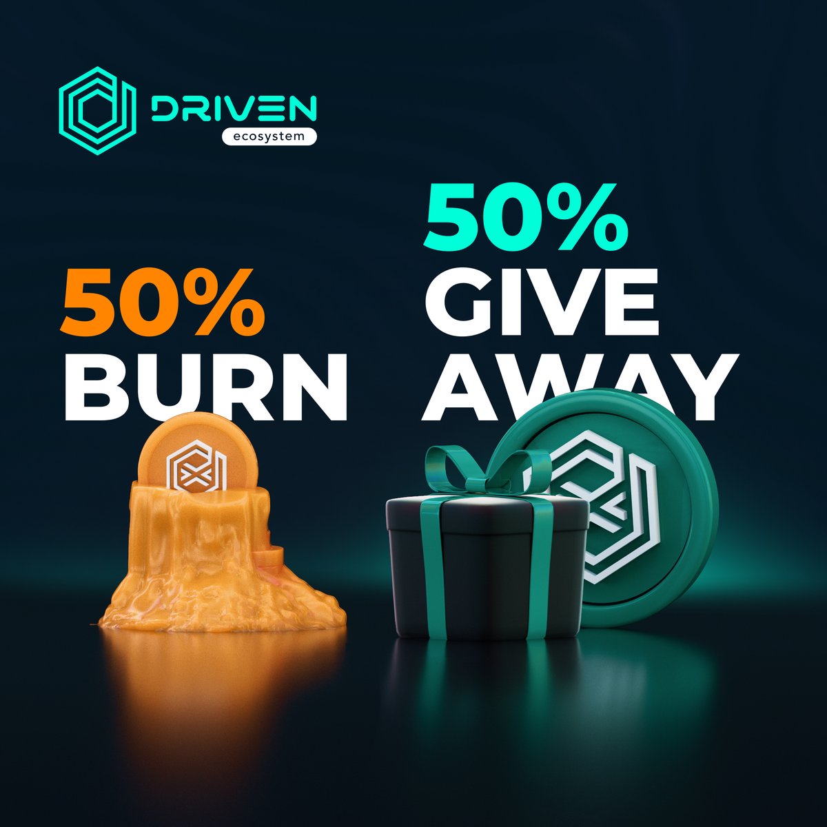 DRIVENecosystem's tweet photo. 50% of the acquired tokens are burned, with the remaining 50% going to 5 lucky winners. 🎉🔥

To enter:
➡️ Retweet &amp; Like the Post
➡️ Tag 3 Friends
➡️ Subscribe to our YouTube Channel
➡️ Hold at least 3,500 #DRIVENx

9,200 $DVX for each winner, the giveaway ends on June 1st! 📅 https://t.co/r3Tm6EARVu