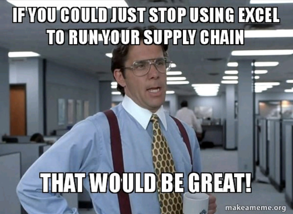 Plenty of other user friendly, more connected and smarter tools out there..

#Excel #SupplyChains #logistics