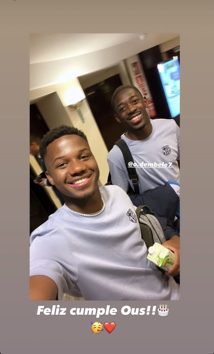 AnsuNewz's tweet photo. Happy birthday to Dembele 🎉 https://t.co/yQhv9Rlu4U