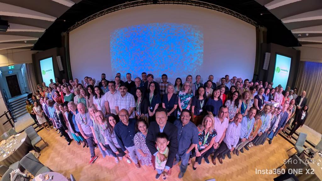 MinaGupta1's tweet photo. My @ModalityGP work family. Fantastic team to work with, great weekend together. #Modality2022 https://t.co/5Kht28wDfE