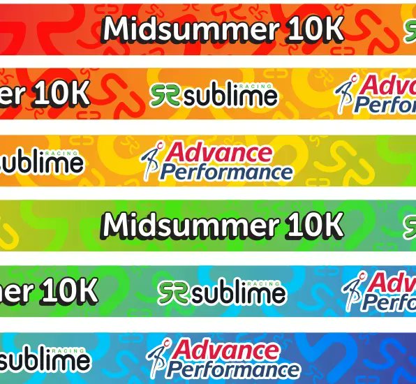 🏅MEDAL RIBBON REVEAL🏅 
Along with our title sponsor Advance Performance we are loving this years Midsummer 10K medal ribbon design!.. is it colourful enough for you awesome runners?!.... drop your thoughts in the comments below.   

To enter head over to buff.ly/3t7ozie