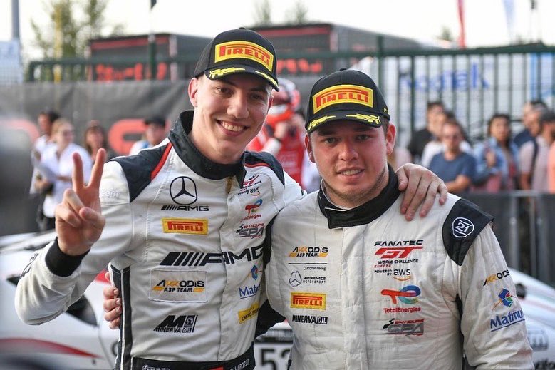 MatraxRacing's tweet photo. #GT | @AkkodisASPTeam No. 89 @MercedesAMG #GT3Evo 🚀 shared by @Team_RMarciello &amp; @Timur_Bog77 took the win in the @GTWorldChEu race 2 at  @MagnyCoursTrack 🇫🇷 from pole. They beat No. 88 sister 🏎️ of #JimPla &amp; @Max_Goetz after being 2nd in Saturday´s race 1.  
📸 #AkkodisASPTeam https://t.co/VBviBIgNfG