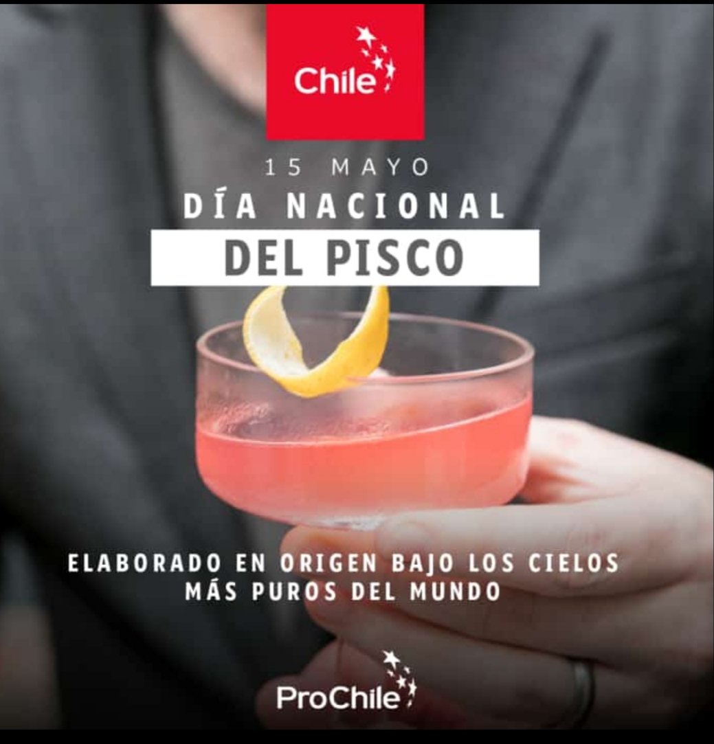 Bueno, hoy si hay que degustar un #piscosour o una buena #piscola en el día #piscochileno
<a href="/ProChile/">ProChile</a> <a href="/OZANONIC/">Orlando Zanoni</a> <a href="/J_a_c_c/">José Cayunguir Cáceres</a> <a href="/famunozv/">Felipe Muñoz Vidal</a>