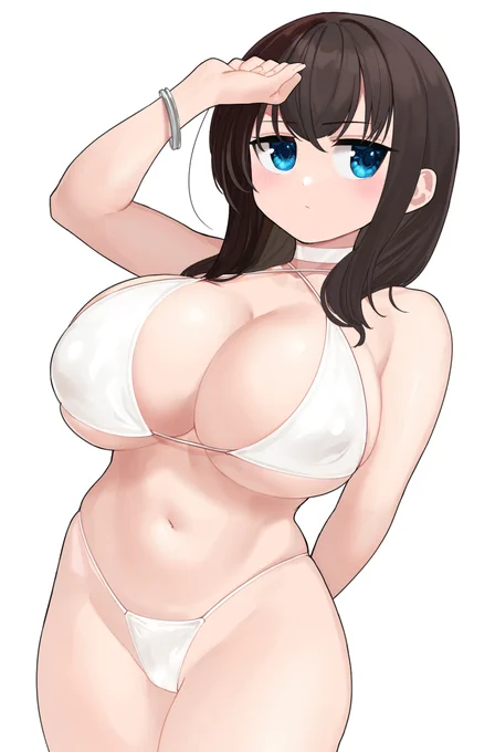 白ビキニ 