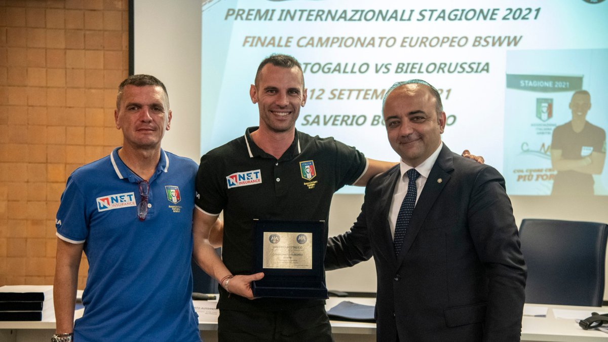 AIA_it's tweet photo. Concluso a Tirrenia il raduno precampionato degli #arbitri della #CANBS. Balconi: “Tutte le premesse per dare il massimo”. Leggi la news: https://t.co/n9p8olF9Tv #AIA #calcio #beachsoccer #sport https://t.co/GRzVFKe7Uo