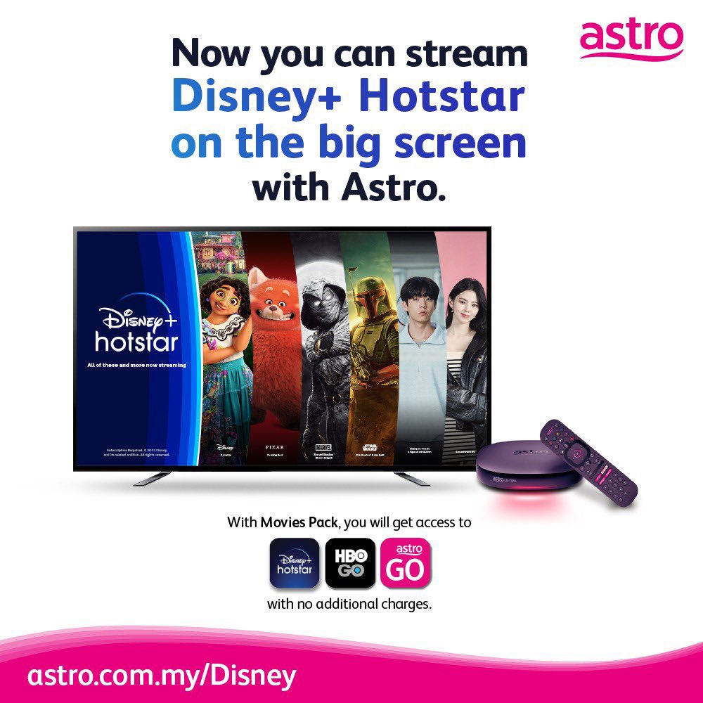 Web3BlockWave's tweet photo. Time cuti tak tahu nak buat apa, korang boleh lah activate korang punya disney+ hotstar tu tau!
#AstroUltraBox #DisneyPlusHotstarMy #NowYouCan #AstroNewExperience https://t.co/FCag4SZQGF