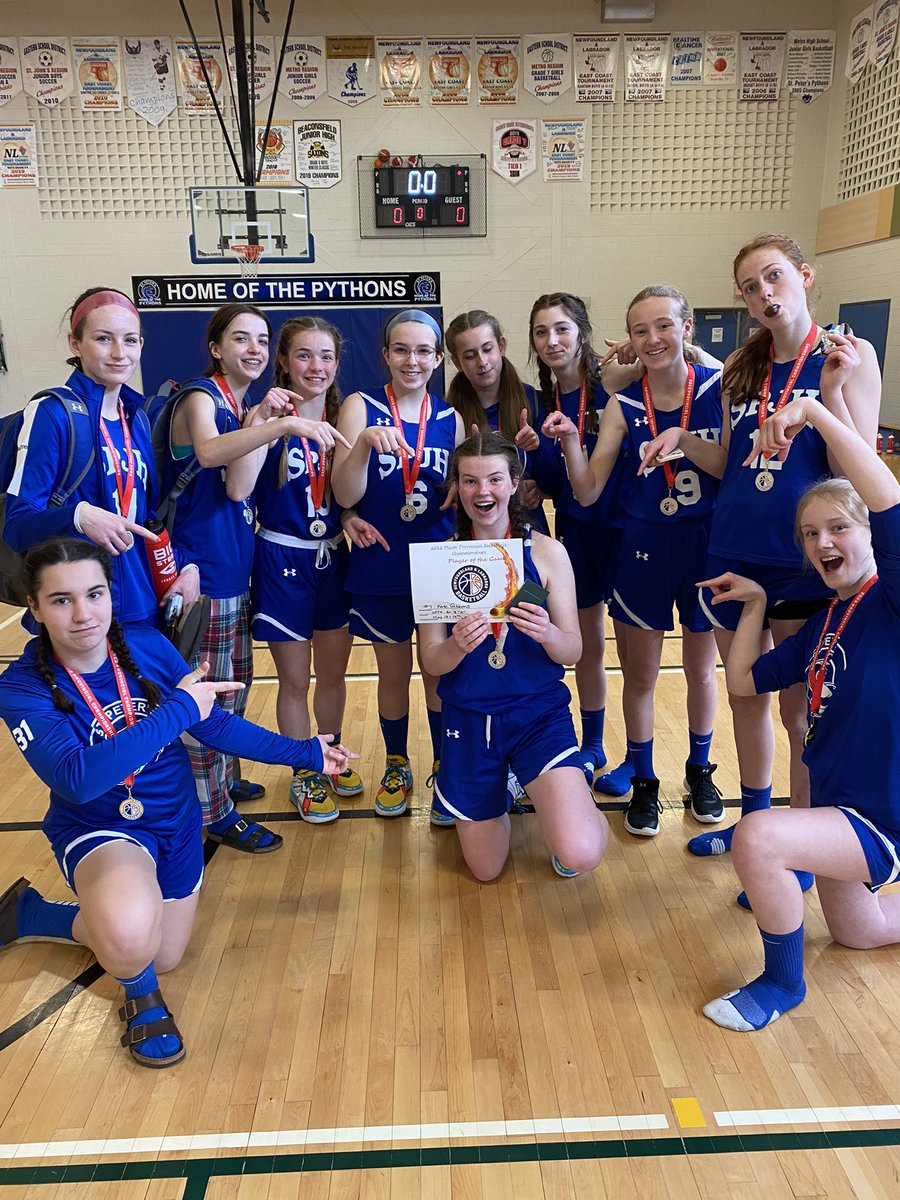 ksooley31's tweet image. Great championship game today - @SPJHPythons were all smiles today as we finished the provincials 5-0 - POG today goes to Kate Gibbons ๐๐ well deserved ๐ @nlbasketball @SPJH_PE
