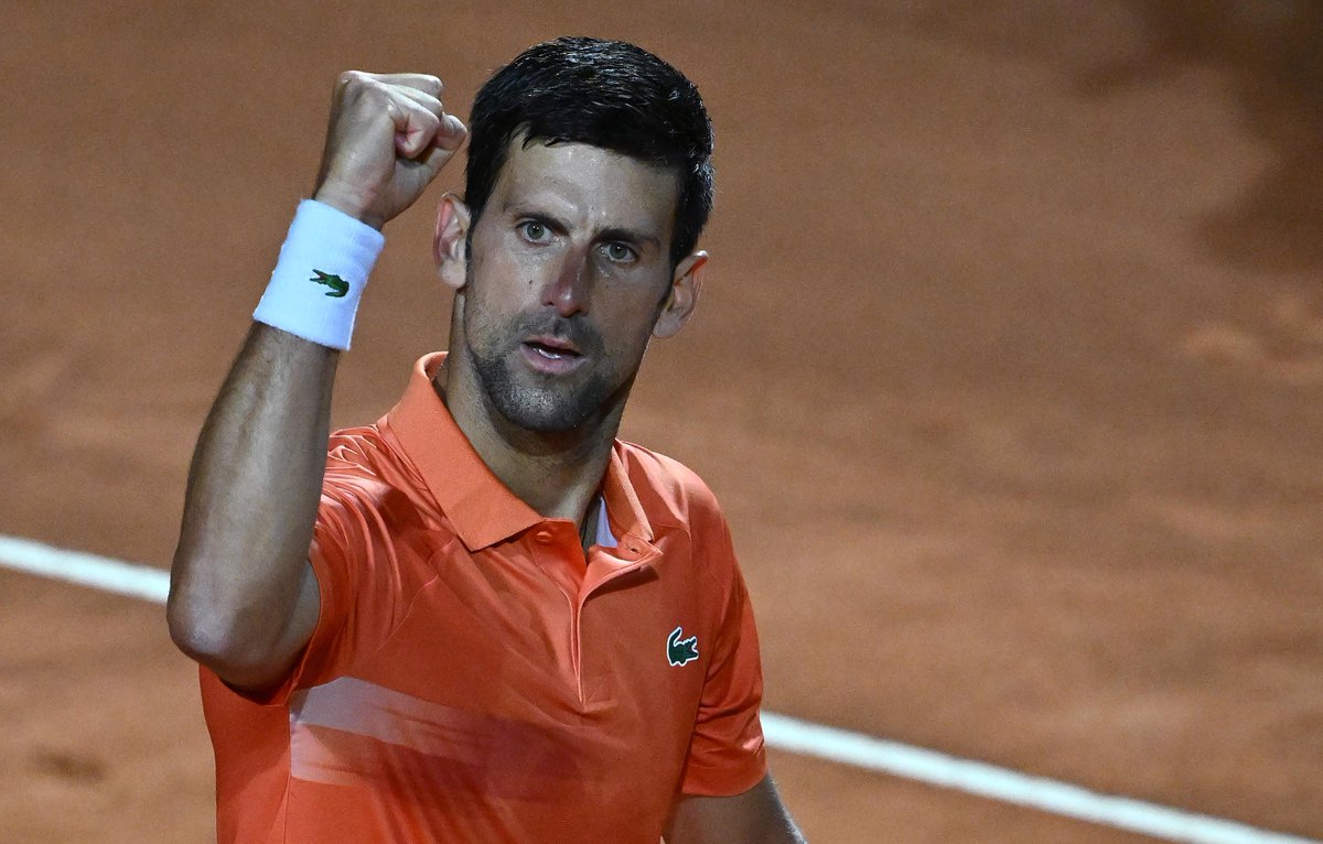 OrtigiaP's tweet photo. GRANDIOSO #Djokovic... gli Internazionali di Roma sono suoi!!      Uomo di grande valore  in campo e fuori https://t.co/zSuqDz6874