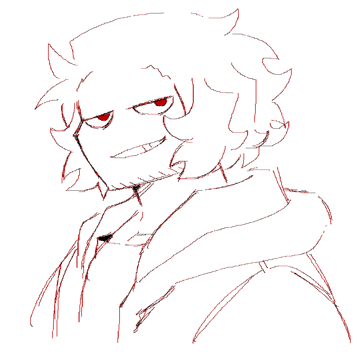 VirusZeke's tweet photo. I forgot to show one more art i drew with a mouse in ms paint before I got my tablet

#Garcello #FNFGarcello https://t.co/AGLU6EruSl
