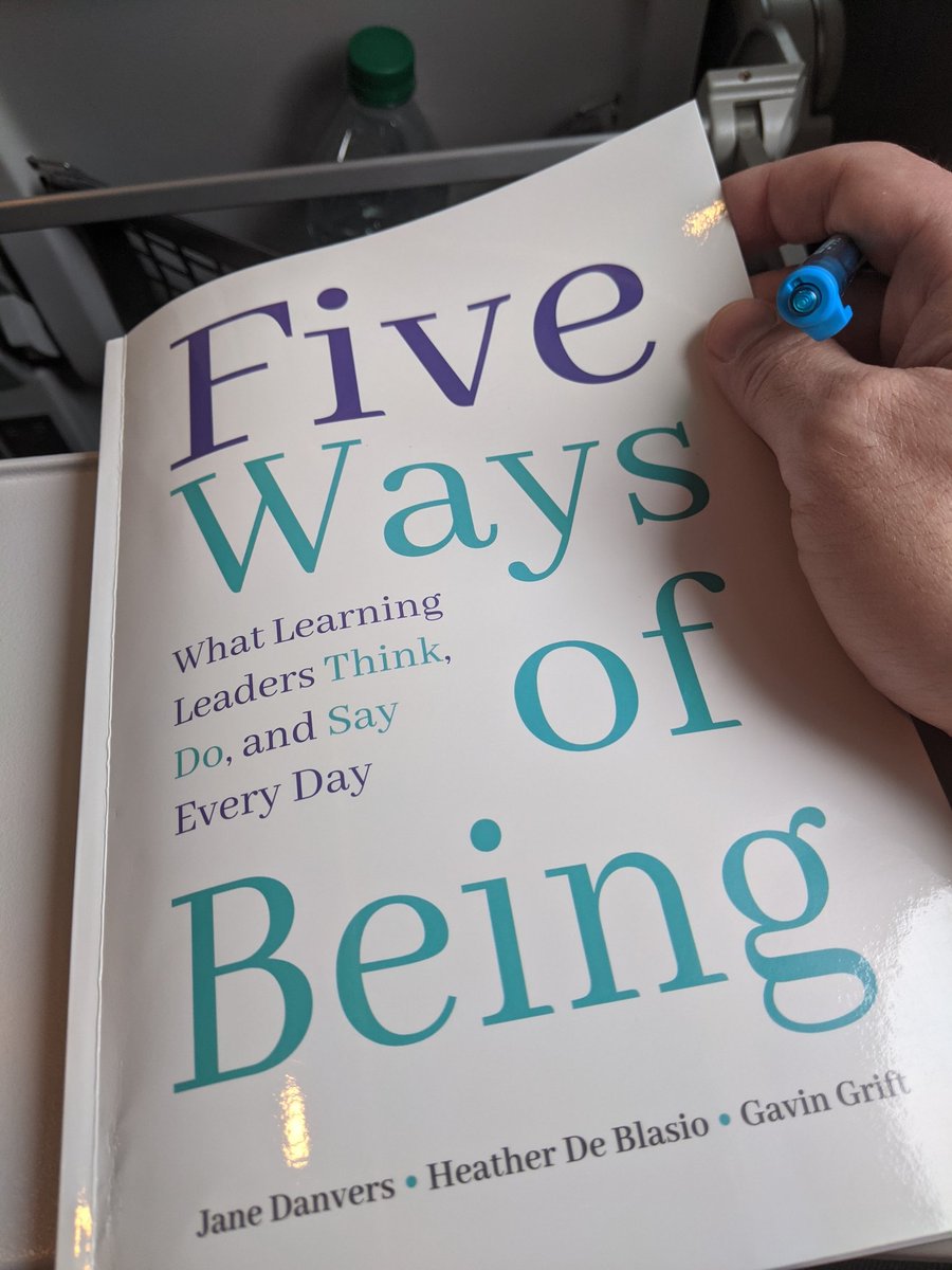 My travel read for this trip. If you don't have it, you need it...Absolutely incredible! Many thanks, <a href="/GGrift/">Gavin Grift</a>, for the recommendation! You can get your copy from <a href="/SolutionTree/">Solution Tree</a>. #Leadership #learning #atplc