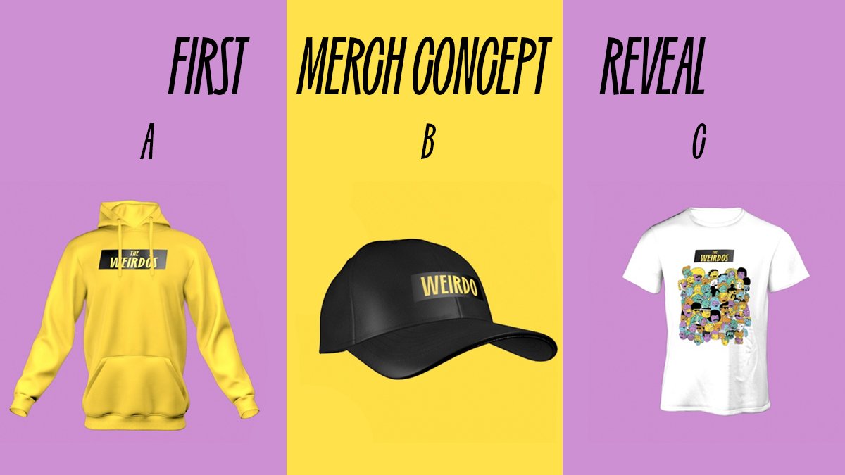 TheWeirdosNFT's tweet photo. Sharing the first 3 roughly weird concepts of the Merchandise 😵‍💫

More coming within the next few days 🚀
@GHOSTBREATH1's working overtime to provide the weirdest merchandise in the world 🌍

Which one of these would you spend your sweet Rat Milk on? 🐀🥛 https://t.co/kt13u37Raz
