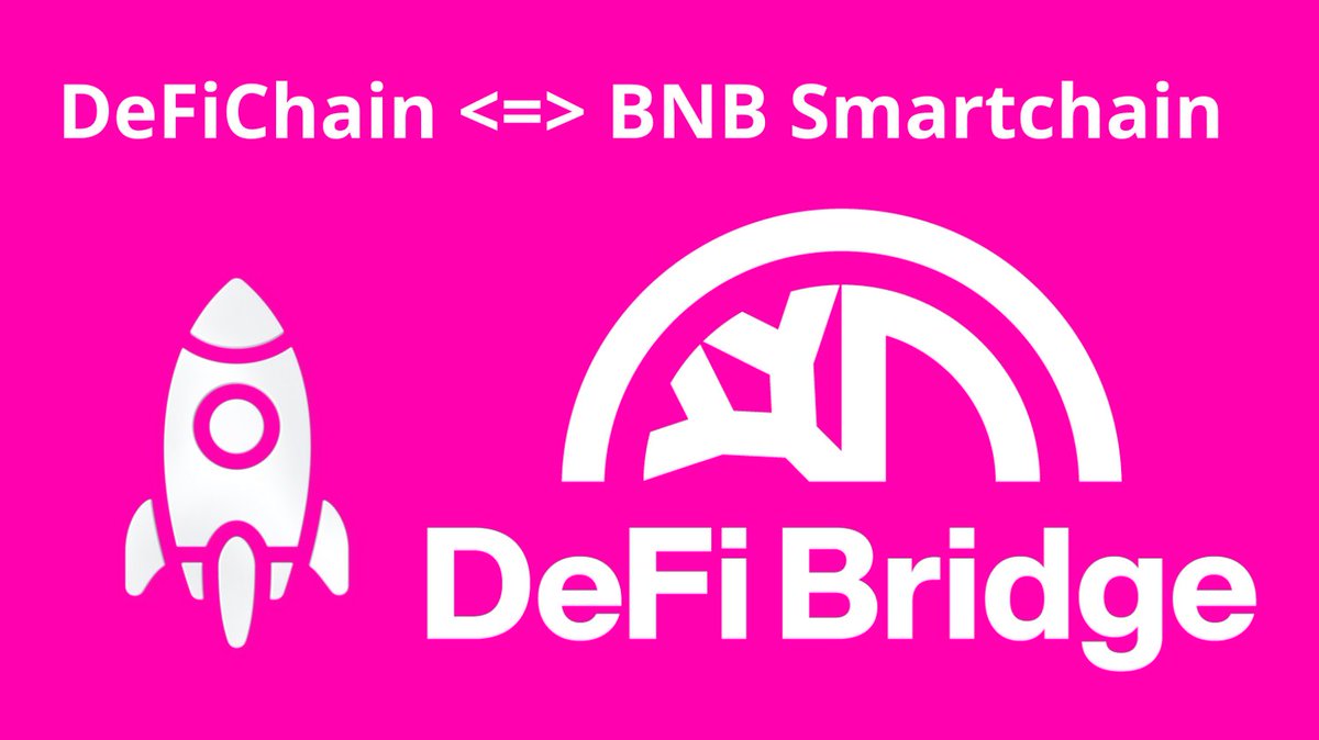 lordmarkcrypto's tweet photo. Cross over from DeFiChain to #BNBSmartchain via the #defichain bridge and participate on an amazing project.

https://t.co/1V9DXvm5mS https://t.co/f3rFRaYhX7