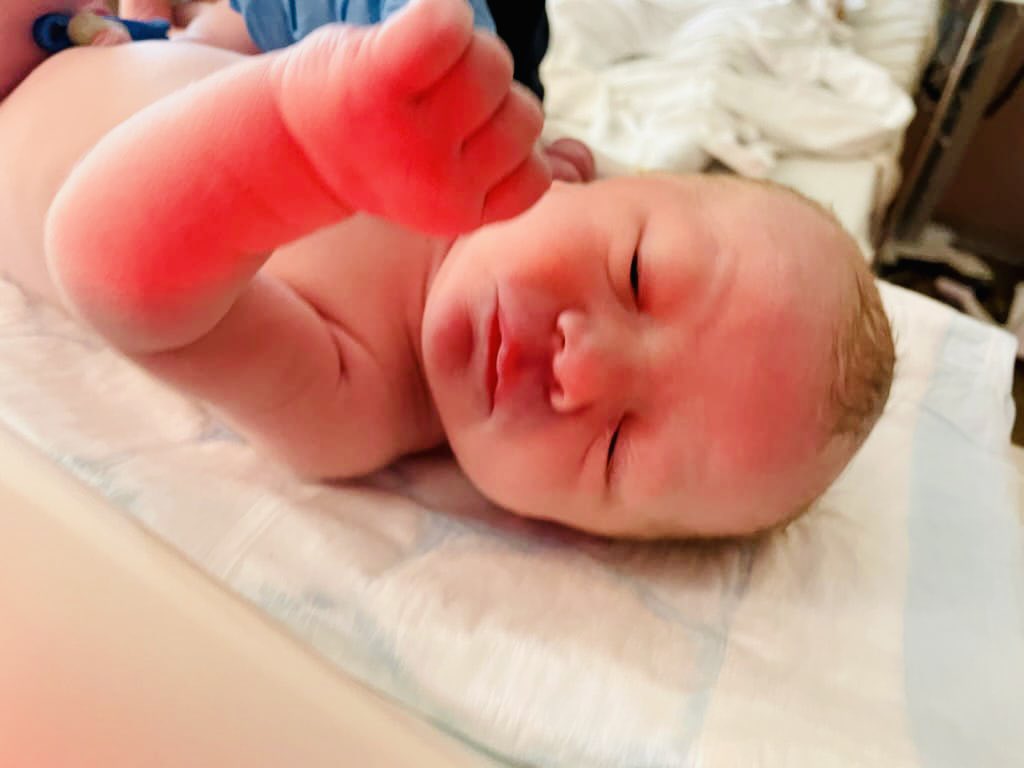 Feeling thrilled (if a little old..) to become a great auntie to little Tommy 💙