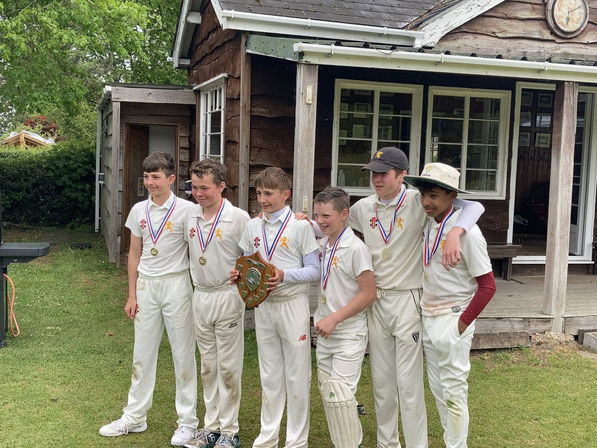 Well done do the under 13A six who won the <a href="/DownsMalvern/">The Downs Malvern</a> sixes today. Great team effort in every game. Thank you for a great tournament and excellent hospitality. See you next year 🏏